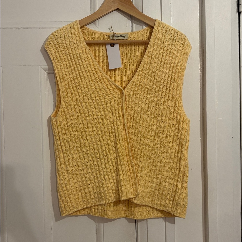 Eddie Bauer knit vest